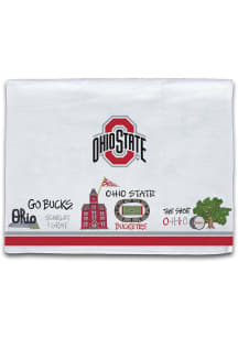 Ohio State Buckeyes Campus Icons Towel