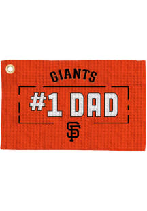 San Francisco Giants #1 Dad Waffle Golf Towel