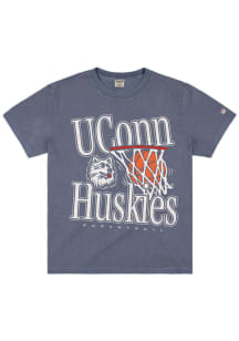 Homefield UConn Huskies Navy Blue 1990s Retro Short Sleeve Fashion T Shirt