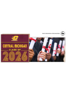 Central Michigan Chippewas Class of 2026 Floating Picture Frame - Maroon