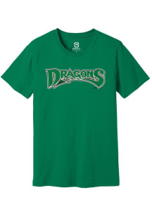 Summit Sportswear Dayton Dragons Kelly Green Alt Logo Wordmark Short Sleeve T Shirt