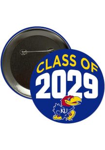 Kansas Jayhawks 3" Class of 2029 Button - Blue