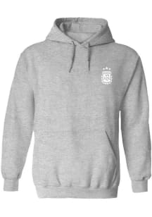 Vive La Fete Argentina National Team Womens Ash Dana Hooded Sweatshirt