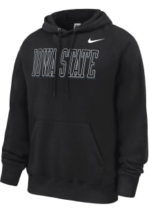 Nike Iowa State Cyclones Mens Black Cyclone Helmet Long Sleeve Hoodie
