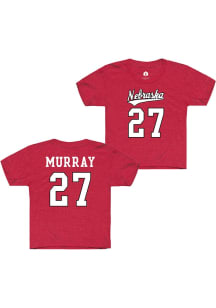 Harper Murray Nebraska Cornhuskers Youth Red NIL Shirzees Player Tee