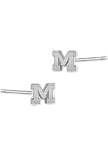 Michigan Wolverines Stud Womens Earrings