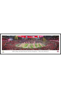 Blakeway Panoramas Ohio State Buckeyes 2024 Football National Champions Standard Framed Posters