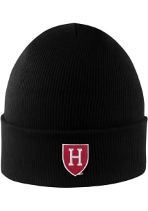 LogoFit Harvard Crimson Black North Pole Mens Knit Hat