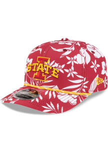 New Era Iowa State Cyclones Floral Rope 9SEVENTY SS Adjustable Hat - Cardinal
