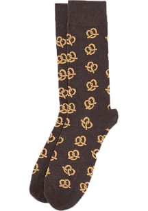 Philadelphia Pretzels All Over Mens Dress Socks