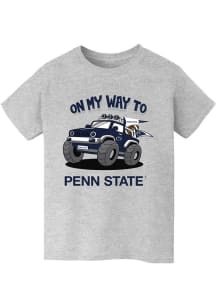 Vive La Fete Penn State Nittany Lions Youth Grey On My Way Short Sleeve T-Shirt