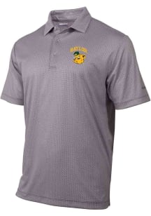 Columbia Baylor Bears Mens Black Fairway Short Sleeve Polo
