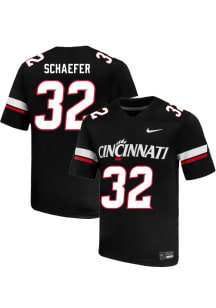 Landen Schaefer  Nike Cincinnati Bearcats Black Football NIL Name And Number Football Jersey