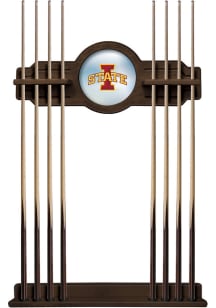 Iowa State Cyclones Solid Wood Cue Rack Pool Table