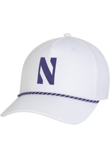 Under Armour Northwestern Wildcats Sideline Drive 5 Panel Rope Cap Adjustable Hat - White