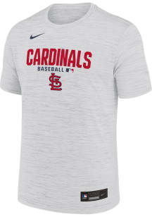 Nike St Louis Cardinals White Authentic Collection Velocity Short Sleeve T Shirt
