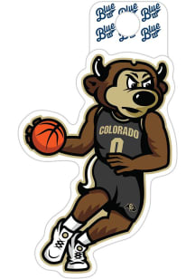 Colorado Buffaloes Juniors Basketball Mascot Stickers - Black