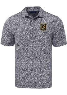Cutter and Buck Los Angeles FC Black Pike Flora Big and Tall Polo