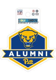 Pitt Panthers 3" Alumni Durable Stickers - Navy Blue