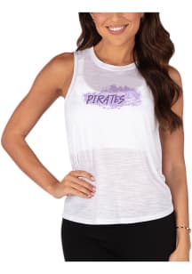 Concepts Sport East Carolina Pirates Womens White Infuse Tank Top
