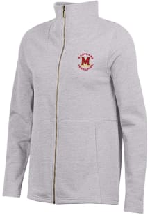 Maryland Terrapins Womens Ash Hampshire Long Sleeve Full Zip Jacket