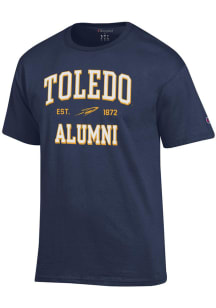 Champion Toledo Rockets Navy Blue Est Date Alumni Jersey Short Sleeve T Shirt