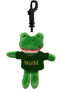 William & Mary Tribe 4.5in Frog Keychain - Green