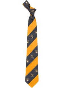 Milwaukee Brewers Geo Stripe Mens Tie