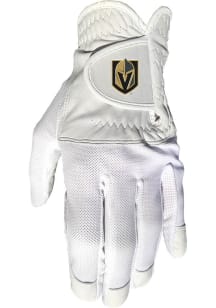 Vegas Golden Knights White Cool Mesh Golf Gloves