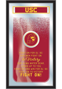 USC Trojans Fight Song Hanging Back Bar Mirror