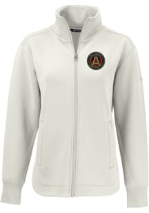 Cutter and Buck Atlanta United FC Womens White Roam Light Weight Jacket