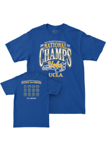UCLA Bruins Light Blue 2026 National Champs Net Short Sleeve Fashion Player T Shirt