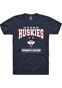 Summit Sportswear UConn Huskies Navy Blue Women's Soccer Short Sleeve T Shirt