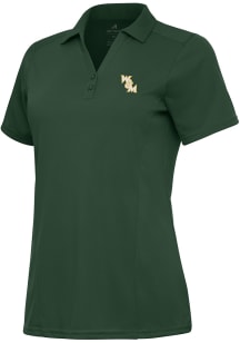 Antigua William & Mary Tribe Womens Green Tribute Short Sleeve Polo Shirt
