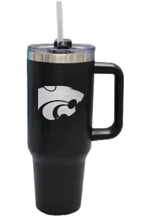 The Memory Company K-State Wildcats 40oz Laser Etch Colossal Stainless Steel Tumbler - Black