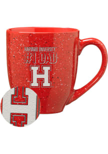 Harvard Crimson Dad Speckled Ceramic Mug - Crimson