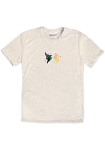 Wizard of Oz Womens Oatmeal Good Witch Bad Witch Short Sleeve T-Shirt