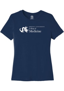 Summit Sportswear Drexel Dragons Womens Navy Blue College of Medicine Short Sleeve T-Shirt