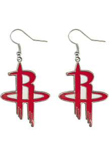 Houston Rockets Logo Dangler Womens Earrings