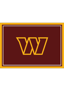 Washington Commanders 4x6 Spirit Rug Interior Rug - Burgundy