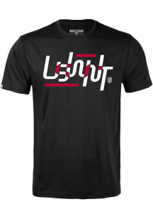 Levelwear USWNT Black Richmond Abstract Short Sleeve T Shirt