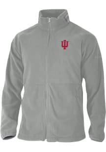 Columbia Indiana Hoosiers Mens Grey Everest Ridge Long Sleeve Full Zip Jacket