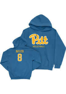 Blaire Bayless Campus Ink Pitt Panthers Youth NIL Script Long Sleeve Player Hoodie Blue