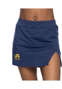 Drexel Dragons Womens Navy Blue Mini V Notch Skirt