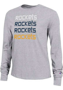 Champion Toledo Rockets Womens Grey Repeat Core LS Tee