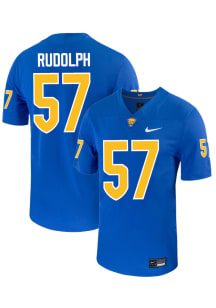 Alexander Rudolph  Nike Pitt Panthers Blue NIL Name And Number Football Jersey