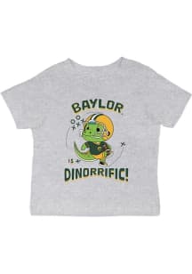 Vive La Fete Baylor Bears Infant Dino-Riffic Short Sleeve T-Shirt Grey
