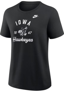Nike Iowa Hawkeyes Womens Black Legacy Primetime Short Sleeve T-Shirt