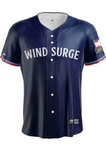 Wichita Wind Surge Mens Replica Sublimated Jersey - Navy Blue