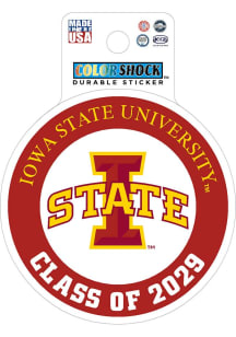 Iowa State Cyclones 3" Class of 2029 Stickers - Yellow